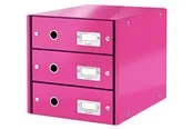 Leitz Click & Store WOW Schubladenset (3 Schubladen) Pink