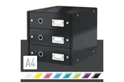 Leitz Click & Store WOW Schubladenset (3 Schubladen) Schwarz