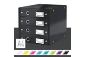 Leitz Click & Store WOW Schubladenset (4 Schubladen) Schwarz