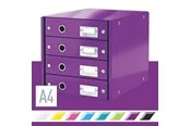 Leitz Click & Store WOW Schubladenset (4 Schubladen) Violett
