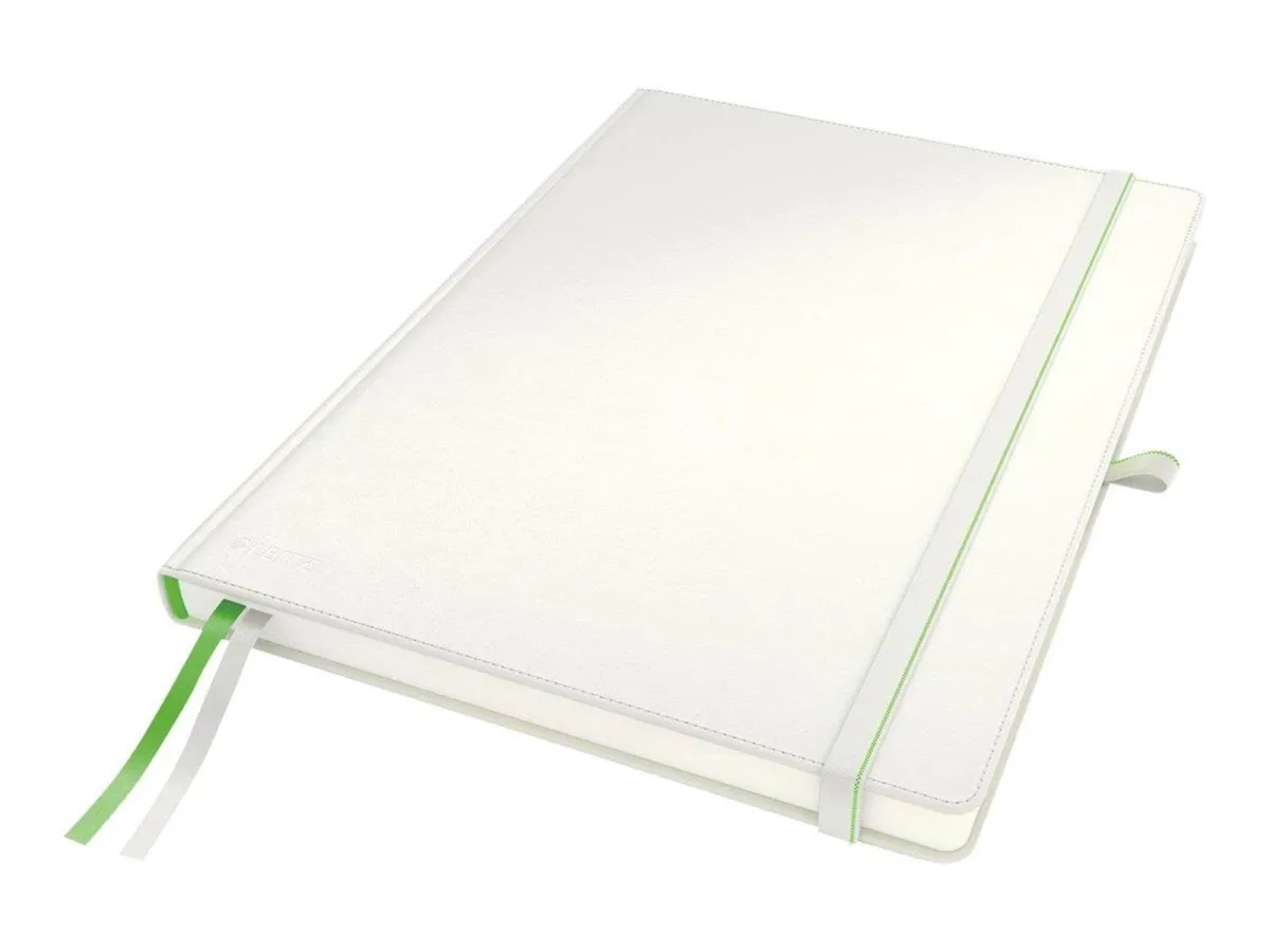 Leitz Complete Notizbuch A4 kariert mit festem Einband Weiß