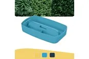 Leitz MyBox Cosy Organiser Klein mit Griff, Aufbewahrungsbox Sanftes Blau