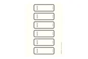 Leitz narrow / short - lever arch label - for A4 C4 - grey (pack of 60)