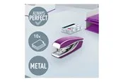 Leitz NeXXt WOW Mini-Heftgerät (Metall) Violett