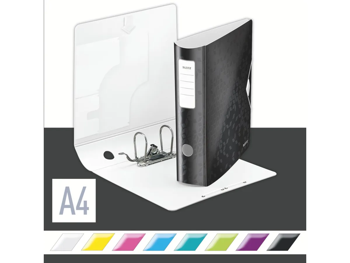 Leitz Qualitäts-Ordner 180° Active WOW Schwarz