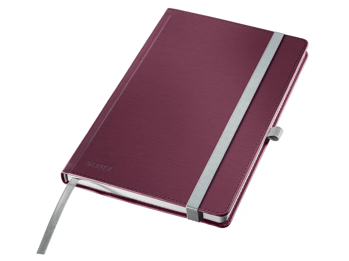 Leitz Style Notizbuch A5 liniert, Hardcover, Rot