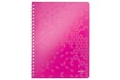 Leitz WOW Collegeblock A4 liniert, spiralgebunden mit PP-Einband Pink