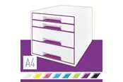 Leitz WOW CUBE Schubladenbox Violett