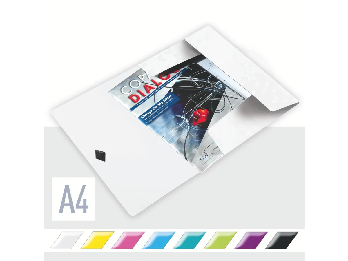 Leitz WOW Eckspannermappe Weiß