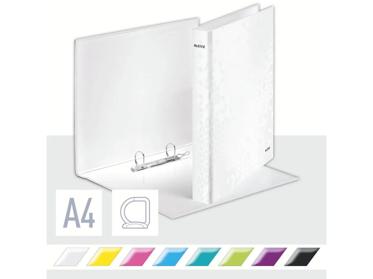 Leitz WOW Ringbuch Weiß