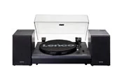 Lenco LS-300WD - Record Player with Bluetooth® and two separate speakers - Black - Plattenspieler Schwarz