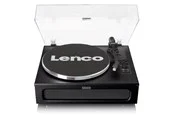 Lenco LS-430BK - Record Player with 4 built-in speakers - Black - Plattenspieler Schwarz
