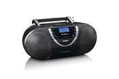 Lenco SCD-6900BK - Boombox with DAB+ FM radio and CD/ MP3 player - Black - DAB/DAB+/FM - Stereo - schwarz