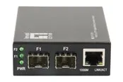 LevelOne GVT-2011 - fibre media converter - 10Mb LAN 100Mb LAN GigE