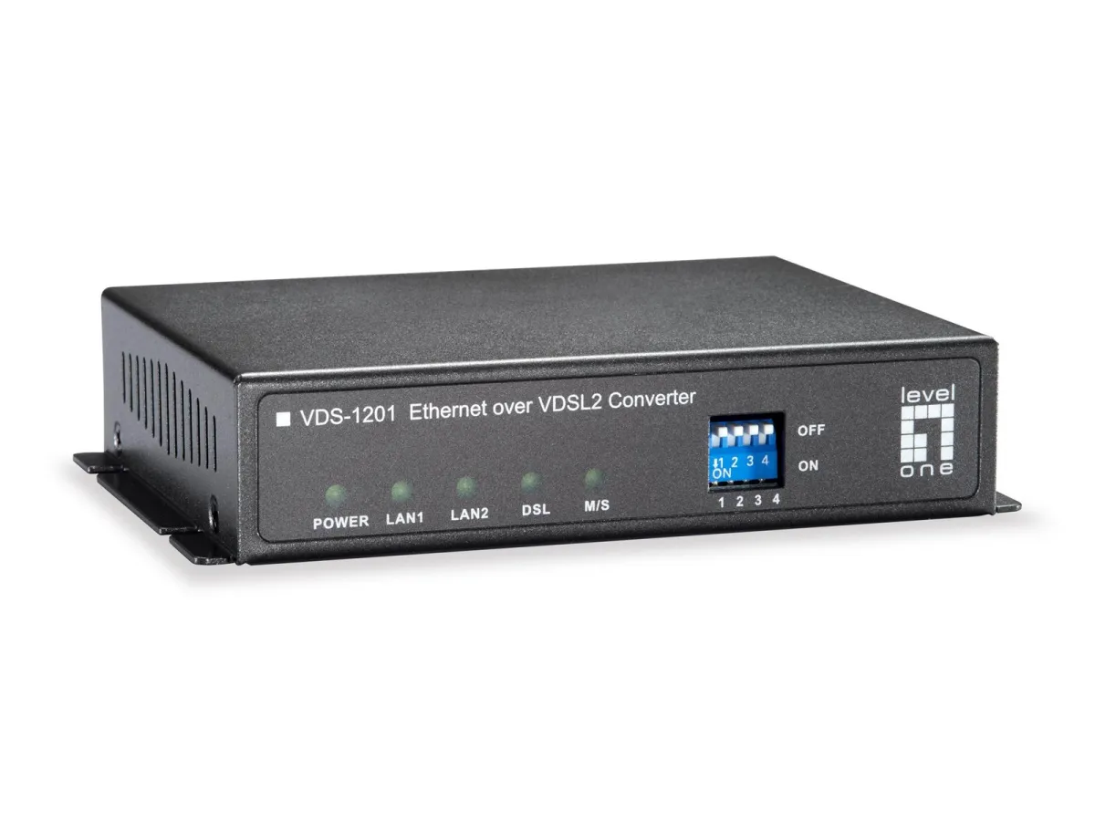 LevelOne VDS-1201 - Annex-A - short-haul modem - 10Mb LAN 100Mb LAN Ethernet over VDSL