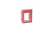Leviton Insert frame leviton keystone red for dk outlet