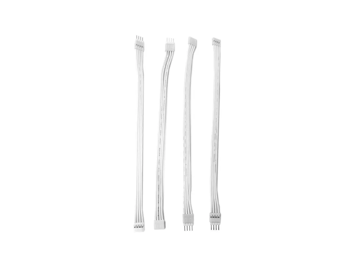 Light Solutions Cable for Philips Hue Gradient LightStrip - 15cm - White - 4 pcs