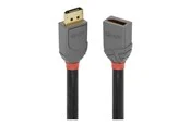 Lindy Anthra Line - DisplayPort extension cable - DisplayPort to DisplayPort - 2 m