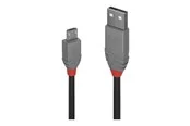 Lindy Anthra Line - USB cable - USB to Micro-USB Type B - 3 m
