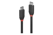 Lindy Black Line - USB-C cable - 24 pin USB-C to 24 pin USB-C - 1 m