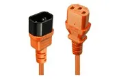 Lindy - power extension cable - power IEC 60320 C13 to IEC 60320 C14 - 1 m