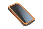 Lippa 2 x USB-A Output Solar Powerbank (Akku) - Orange - 10000 mAh