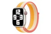 Lippa Apple Watch nylon strap 42/44/45/49 - White/Yellow