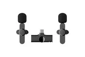 Lippa Dual Wireless Lavalier Microphone With USB-C Connector