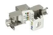 LogiLink Cat.6A Keystone Jack STP AWG 22-24 toolless 17.2 mm width