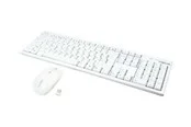 LogiLink Combo Set mit Autolink - Tastatur & Maus Set - Weiss