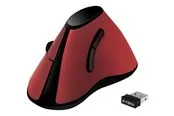 LogiLink Ergonomic vertical mouse wireless 2.4 GHz red - Vertical mouse (Rot)