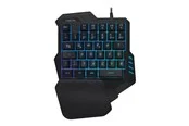 LogiLink Illuminated one-hand gaming keyboard black - Gaming Tastaturen - Schwarz