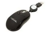 LogiLink Mouse Optical USB Mini mit einziehbarem Kabel - Maus ()