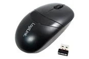 LogiLink Mouse optical wireless 2.4 GHz with 3 Button black - Maus (Schwarz)