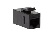 LogiLink NK4012 Cat.6 Keystone Inline Coupler UTP 14.5 mm width black (1-Pack)