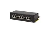 LogiLink NP0018B Cat.6A Patch Panel 8 ports shielded Desktop black