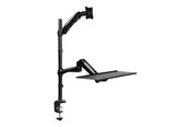 LogiLink Sit-stand workstation monitor desk mount 13–27"