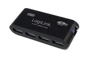 LogiLink USB 3.0 hub 4-port black USB-Hubs - USB 3.2 - 4 - Schwarz