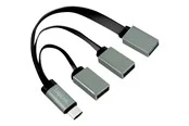 LogiLink USB-C™ Hub 2x USB 2.0 AF + 1x USB 3.0 AF USB-Hubs - 3 - Grau *DEMO*