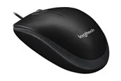 Logitech B100 Optical Mouse Schwarz - Maus (Schwarz)