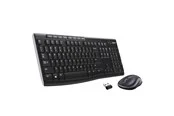Logitech MK270 Wireless Keyboard and Mouse Combo - US International (Polski) - Tastatur & Maus Set - Englisch (US) - Schwarz