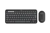 Logitech Pebble 2 Combo - Tastatur & Maus Set - Universal - Grau