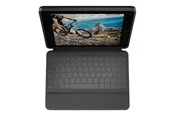 Logitech Rugged Folio - keyboard and folio case - QWERTZ - German - graphite - Tastatur & Folio-Set - Deutsch - Grau