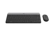 Logitech Slim Wireless Combo MK470 - Tastatur & Maus Set - Englisch (UK) - Schwarz