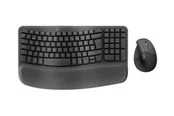 Logitech Wave Keys and Lift Combo - Tastatur & Maus Set - Englisch (US) - Schwarz