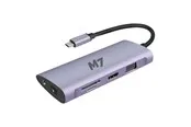 M7 USB-C 11-in-1 dock with HDMI and VGA SD microSD RJ-45 USB3.0 and USB-C
