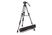 Manfrotto Video Tripod Kit 504X + 645 Fast Twin Aluminium