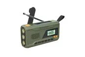 Manta Portable Emergency Radio - FM - Mono - Grün