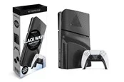 MAXX TECH Slim Faceplates + Controller Faceplates - Black Wave - Miscellaneous Deckung - Sony PlayStation 5