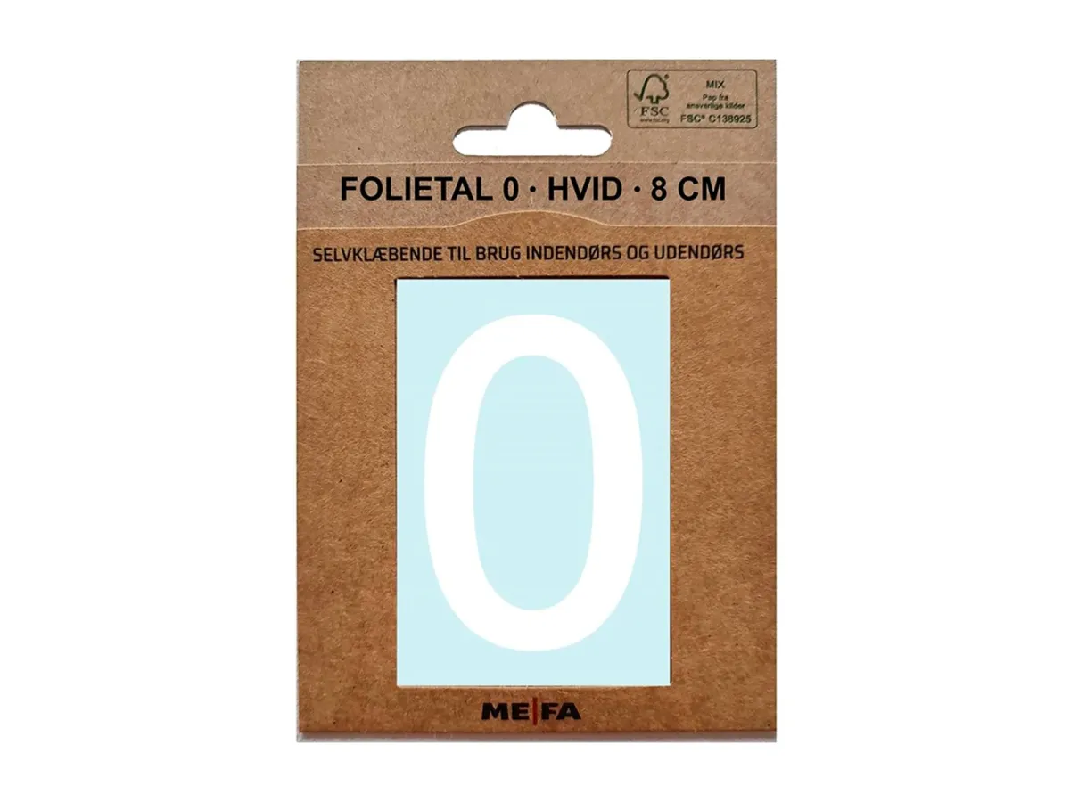 MEFA Foliennummer 0, Weiß